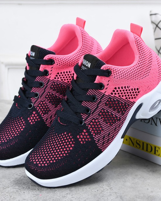 New casual shoes, lightweight shoes, lace up air cushion sports shoes