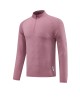 Men's long sleeved quick drying clothes, outdoor fitness training clothes, high elasticity semi open zipper sports T-shirt, running shirt