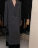 Feeling loose and elegant, shoulder length suit, retro wool coat, niche French medium length women's coat