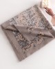 Ethnic style color matching scarf for women's artistic and retro printed imitation cashmere shawl scarf