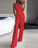 2024 Spring and Summer Chinese Long Dress New Chinese jumpsuit Slant waist temperament Commuter jumpsuit