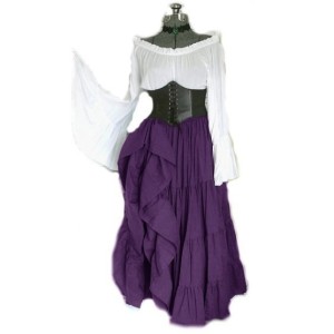 New party long sleeved dresses from Europe and America, medieval clothing from the Renaissance period for wome