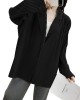 Autumn and winter new products with loose temperament, oversized long sleeved pleated suit jacket for women